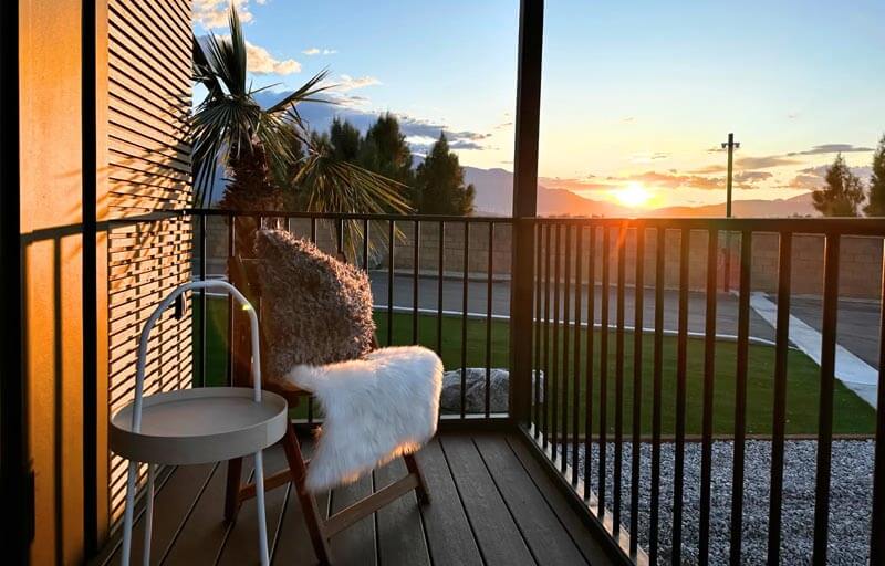 ADU with a cozy porch