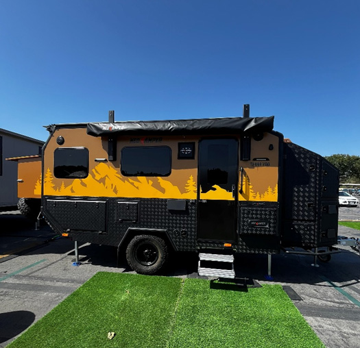Off-road tiny home trailer